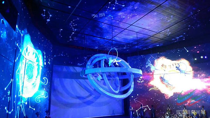 恒彩光電棗陽漢城4D劇院1100多平小間距LED屏項(xiàng)目