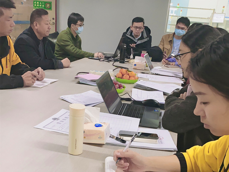 昨天，恒彩光電通過2022年度ISO三體系審核