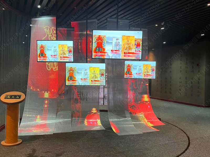 運城天下關(guān)公廟，LED顯示屏項目