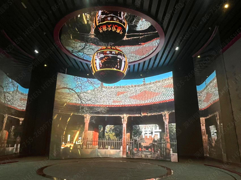 運城天下關(guān)公廟，LED顯示屏項目